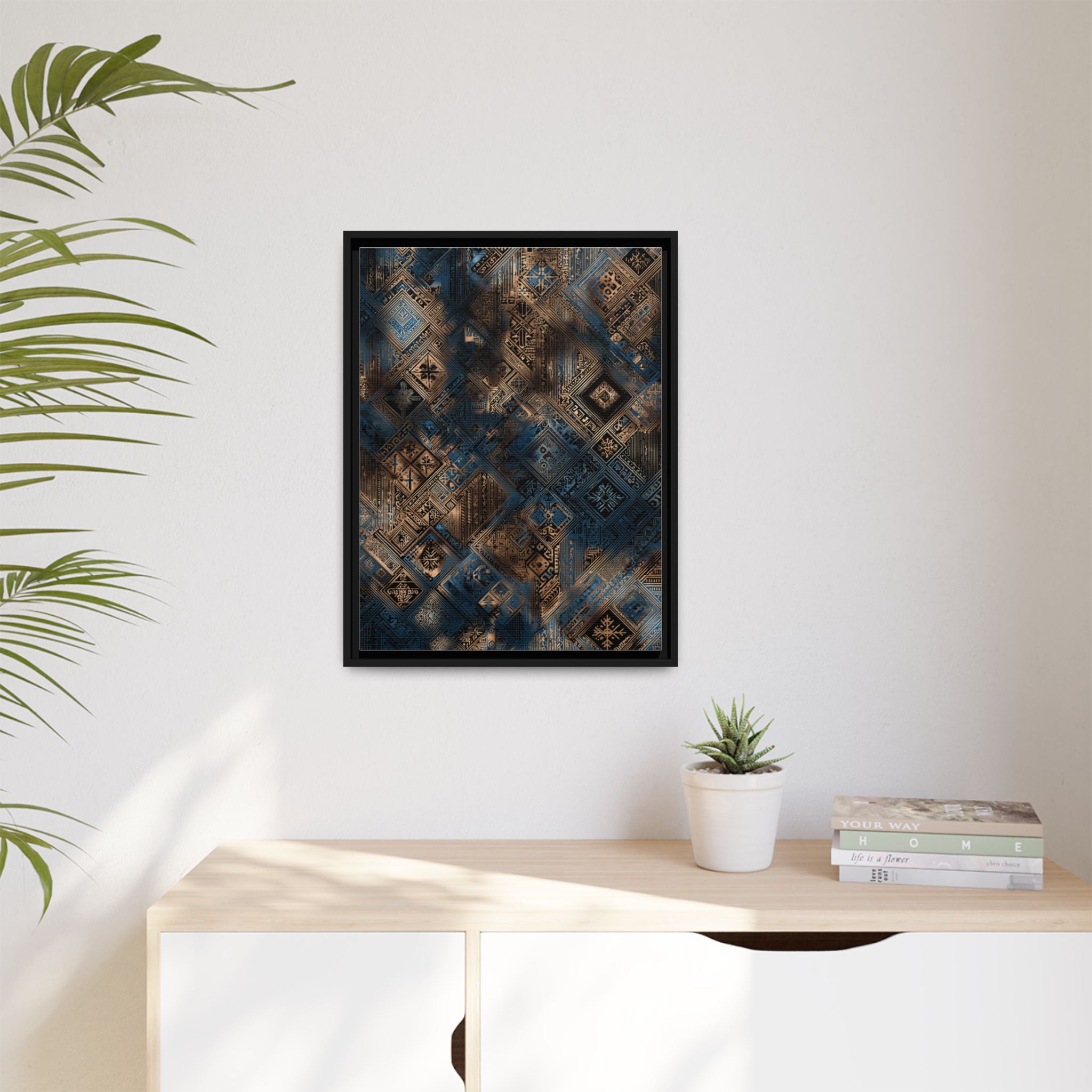 Intricate Geometric Wall Art - Abstract Pattern