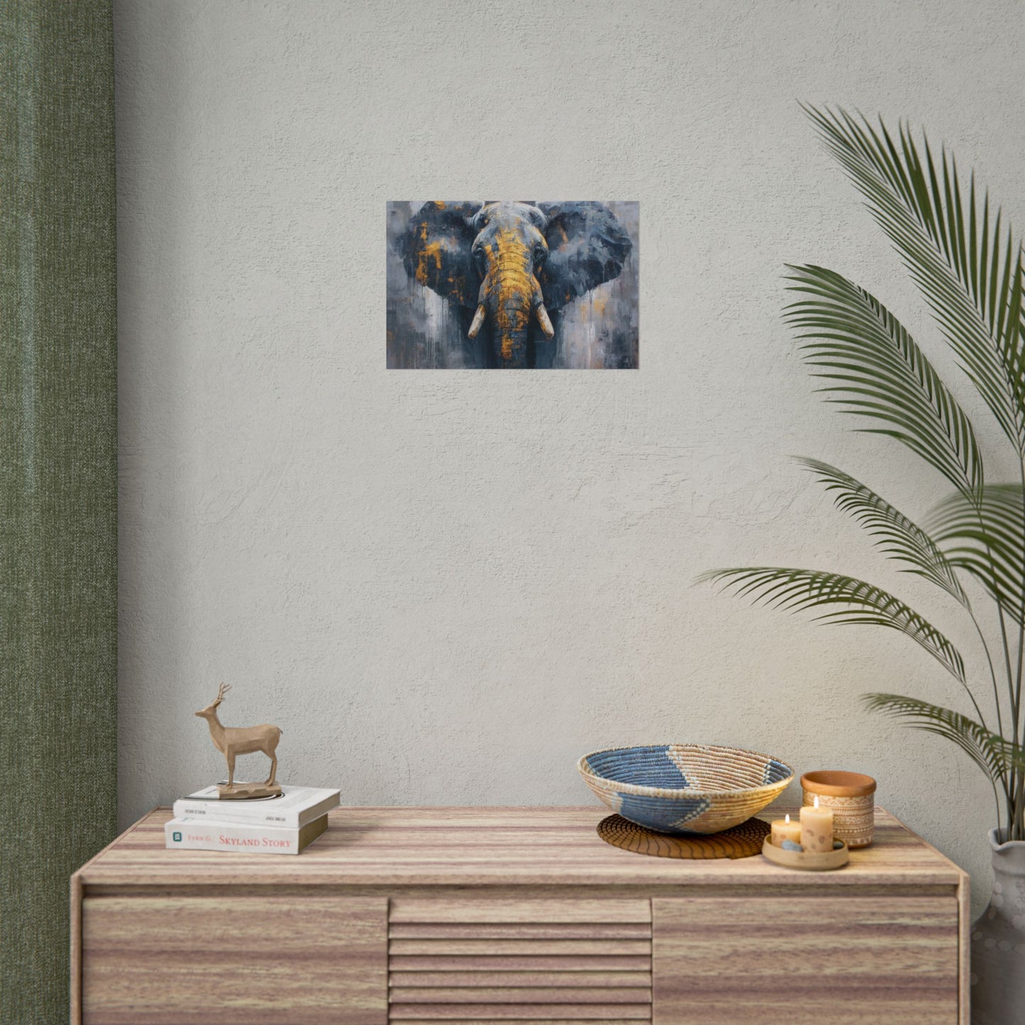 Majestic Elephant Wall Art - Abstract Animal Decor