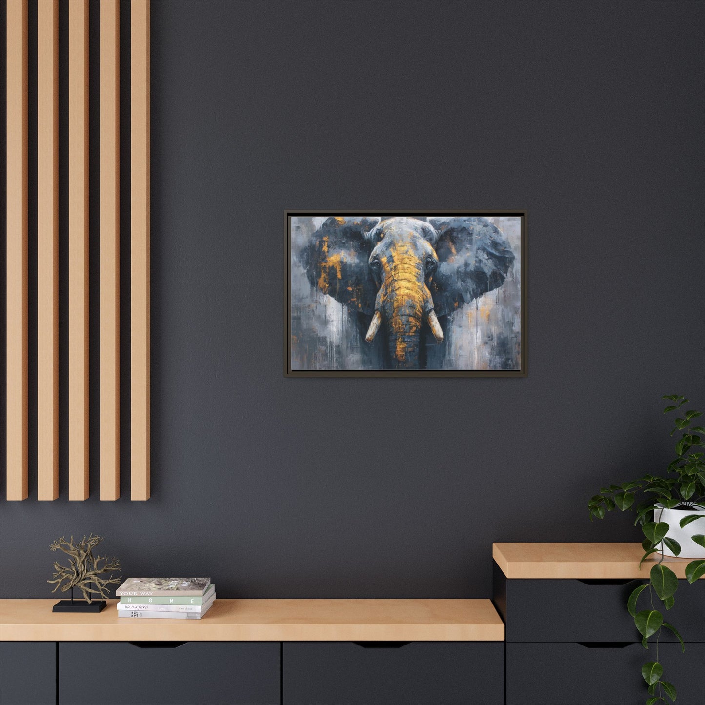 Majestic Elephant Wall Art - Abstract Animal Decor