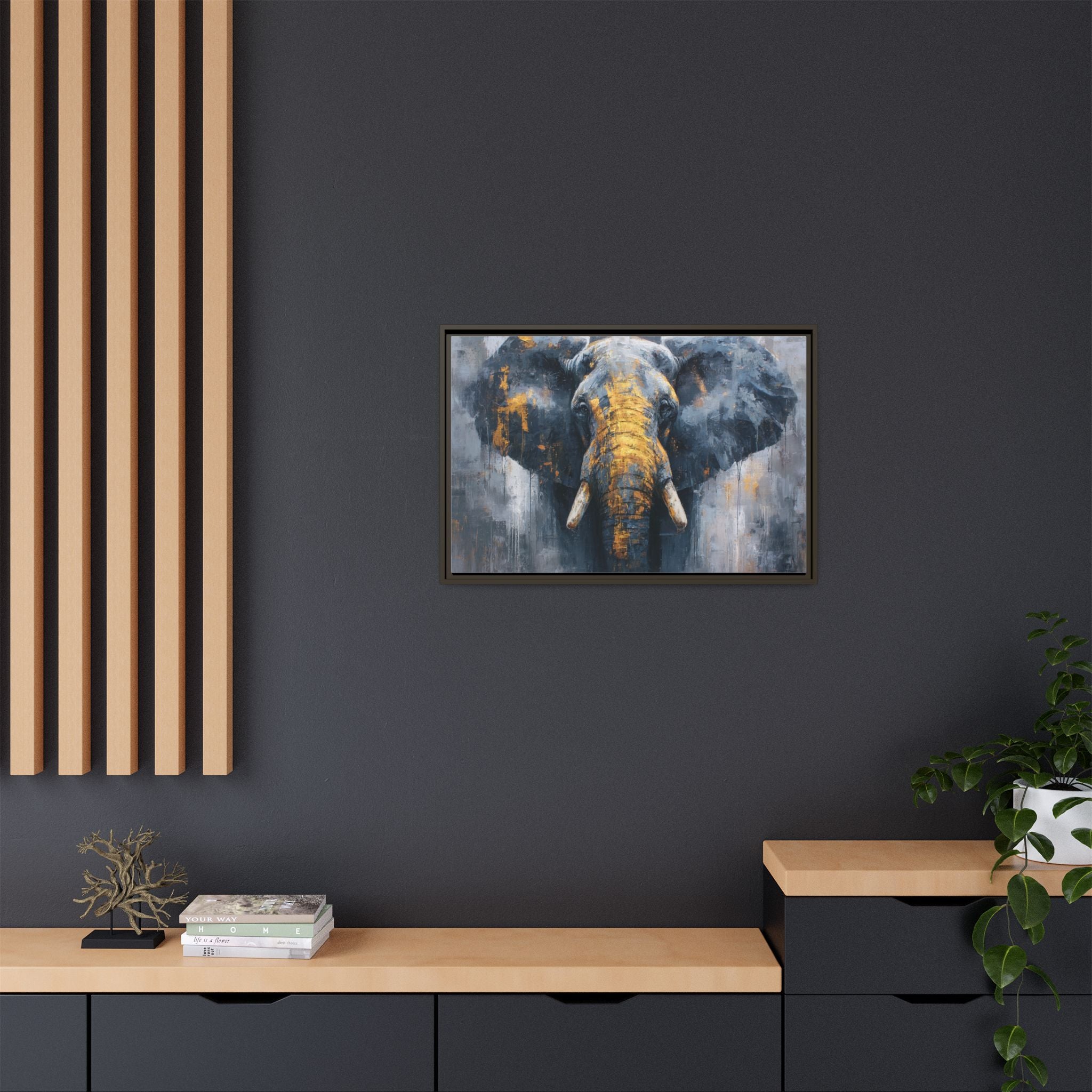 Majestic Elephant Wall Art - Abstract Animal Decor