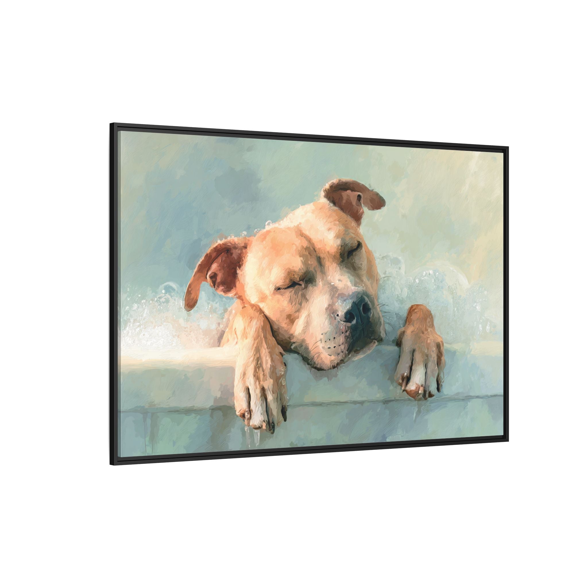 Calming Canine Portrait - Serene Dog Art Print