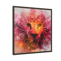 Vibrant Lion Artwork – Bold Watercolor Print