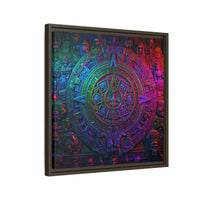 Aztec Mandala Wall Art - Colorful Cultural Decor
