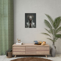 Ethereal Blindfolded Saint Art | Spiritual Home Decor