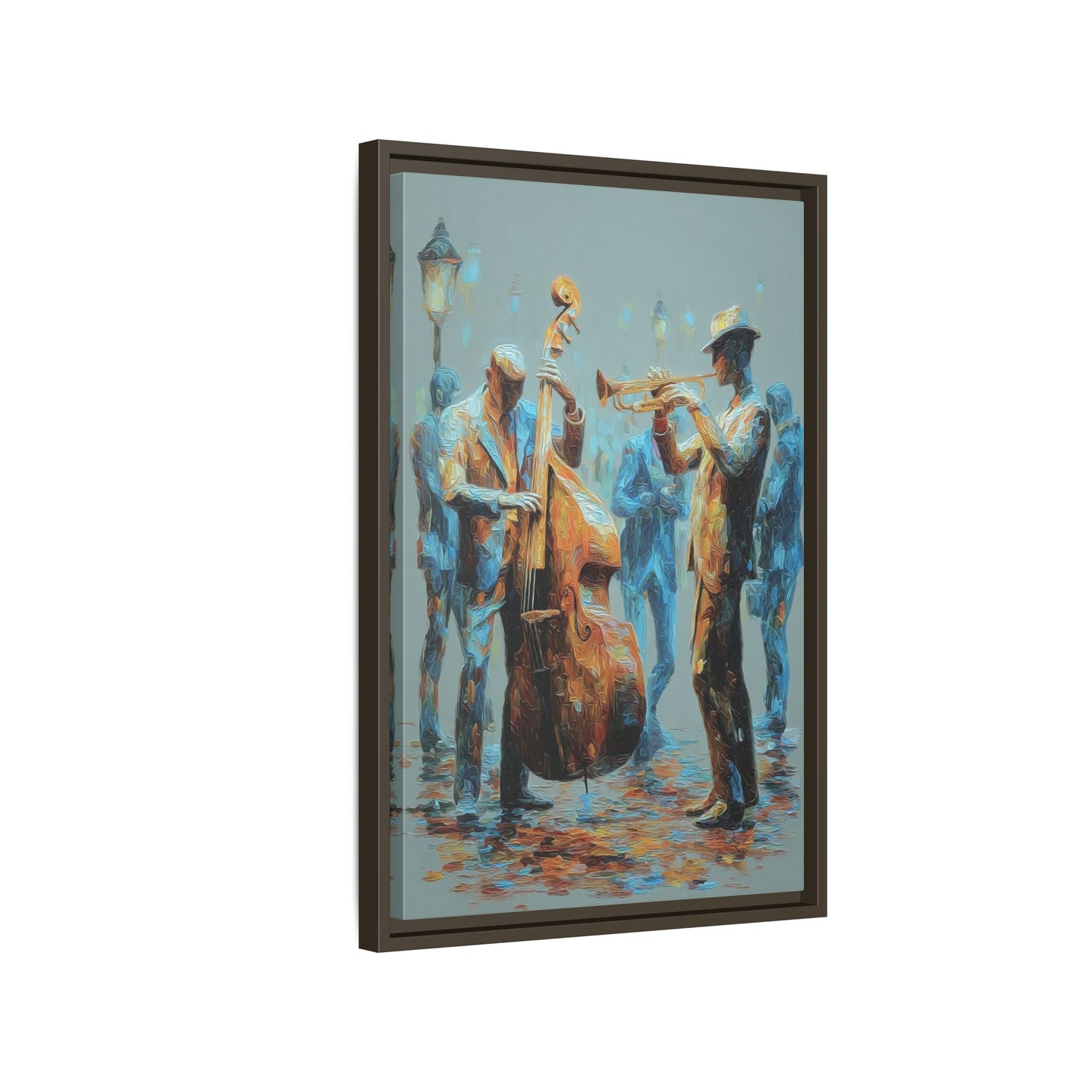 Colorful Jazz Musicians Art for Music Enthusiasts