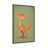 Whimsical Dinosaur Illustration Art for Kids' Rooms