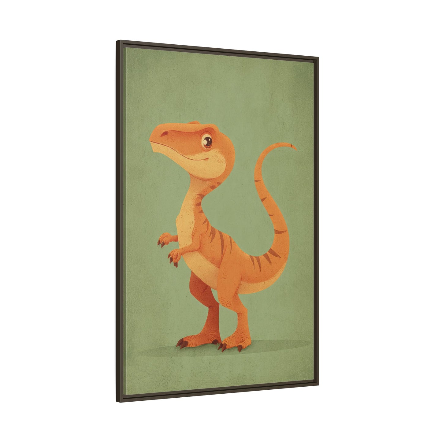 Whimsical Dinosaur Illustration Art for Kids' Rooms