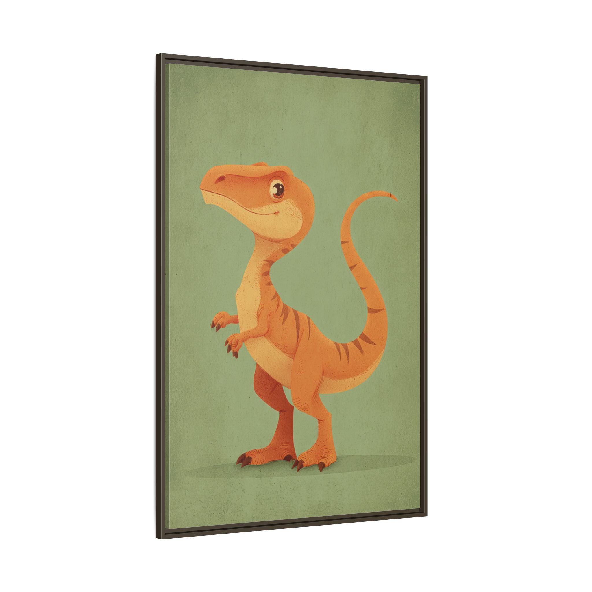 Whimsical Dinosaur Illustration Art for Kids' Rooms