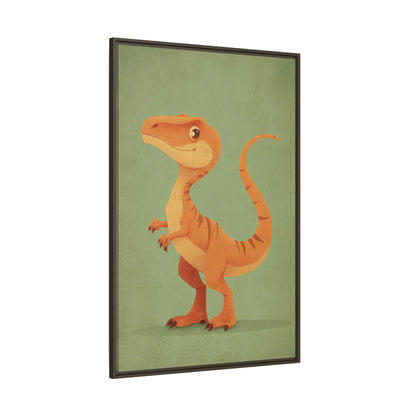 Whimsical Dinosaur Illustration Art for Kids' Rooms