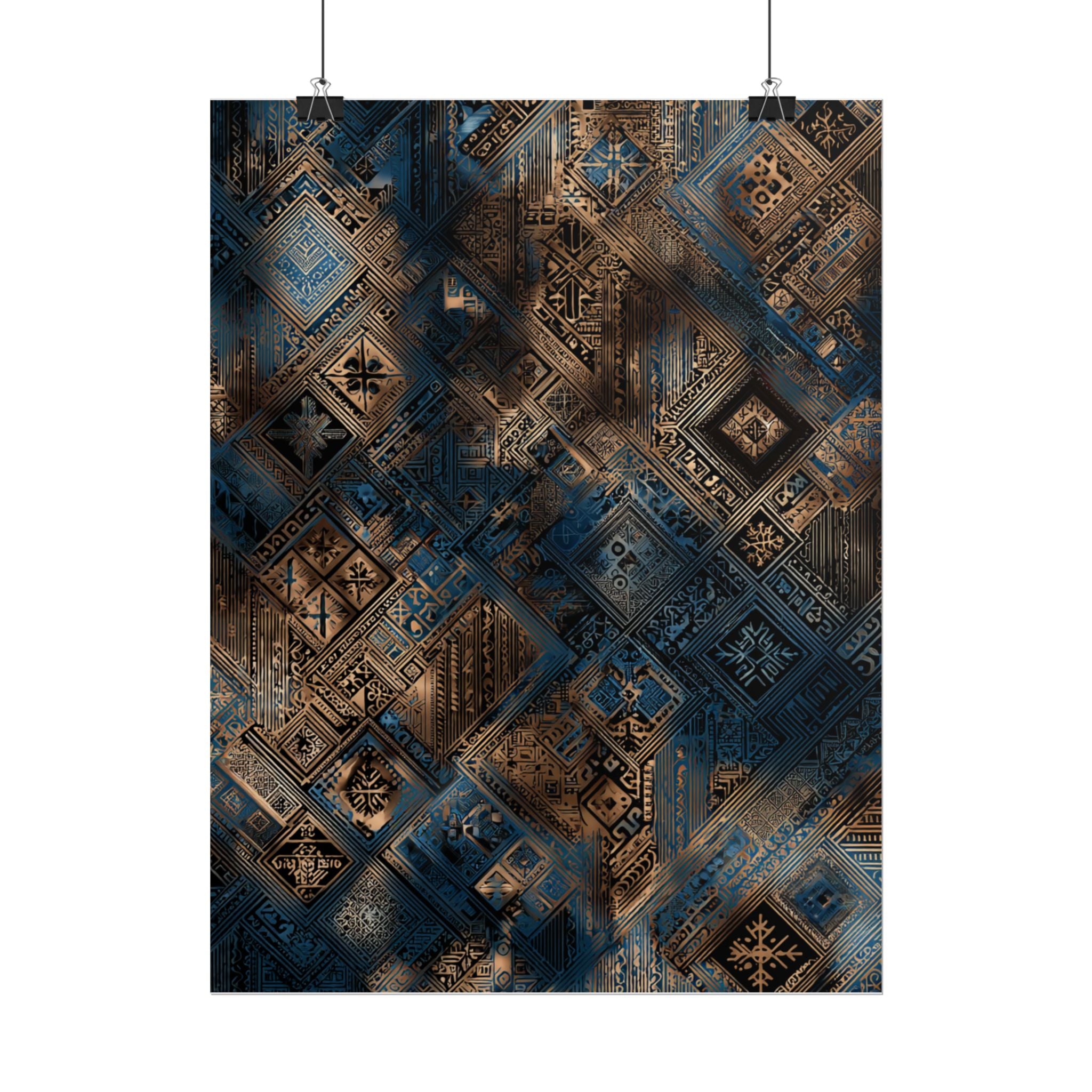 Intricate Geometric Wall Art - Abstract Pattern