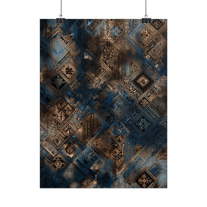 Intricate Geometric Wall Art - Abstract Pattern