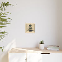 Lone Cowboy Silhouette Art - Vintage Western Charm