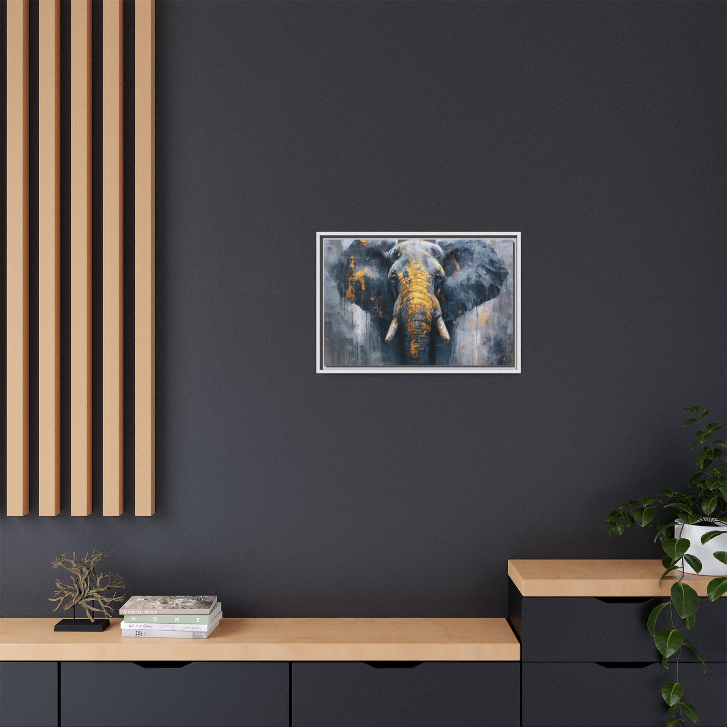 Majestic Elephant Wall Art - Abstract Animal Decor
