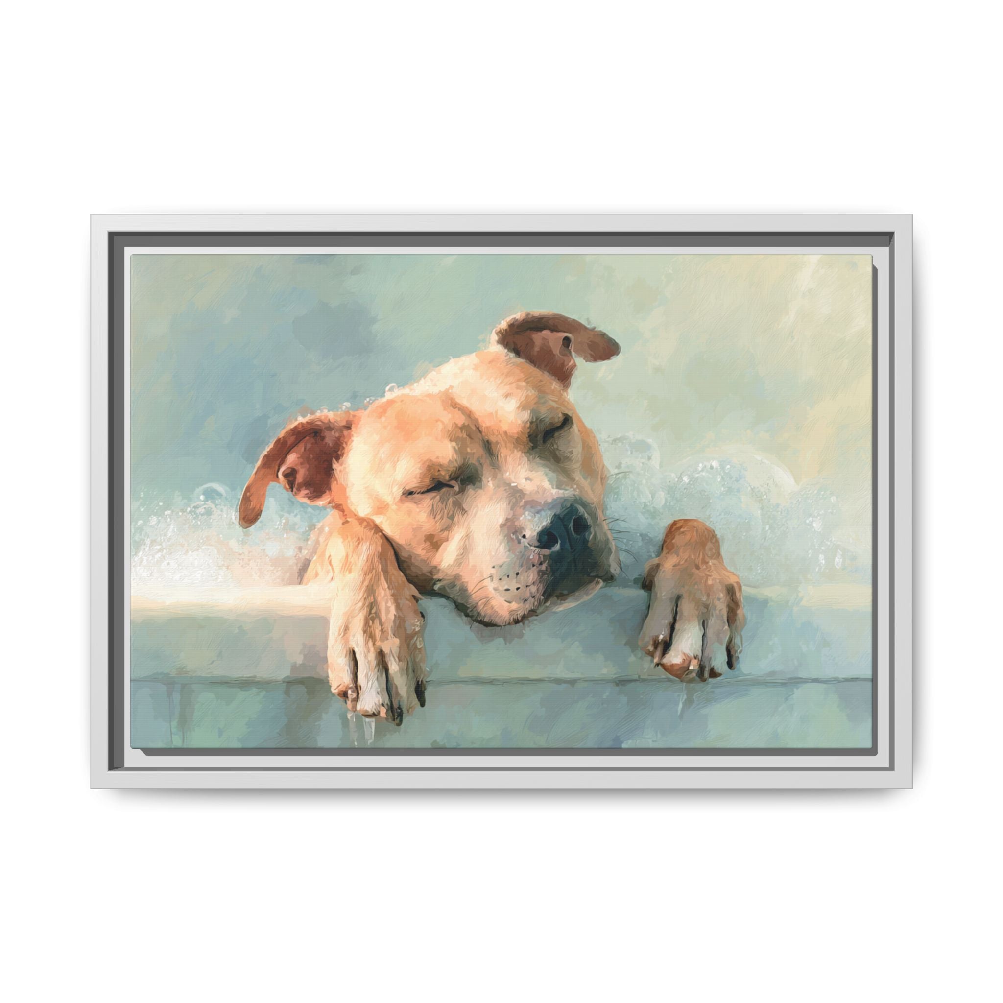 Calming Canine Portrait - Serene Dog Art Print