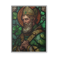 Saint Artwork | Irish Heritage Art | Traditional Green Tones