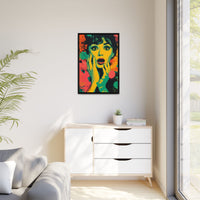 Surreal Pop Art Woman – Vibrant Modern Wall Art