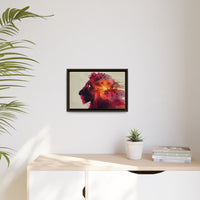 Majestic Lion Watercolor Art | Vibrant Animal Portrait