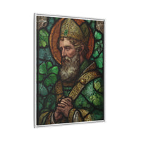 Saint Artwork | Irish Heritage Art | Traditional Green Tones