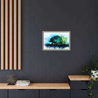 Hedgehog Silhouette Watercolor Art | Nature-Inspired Home Decor