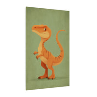 Whimsical Dinosaur Illustration Art for Kids' Rooms