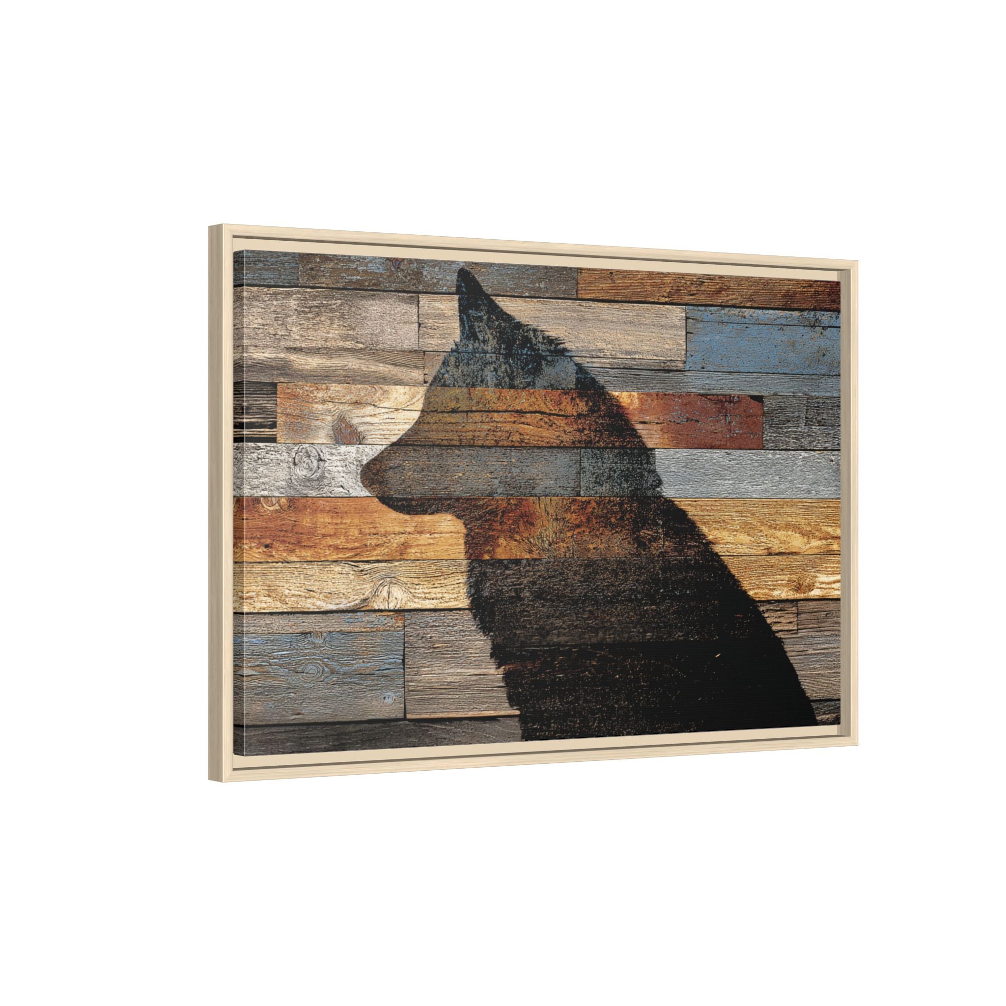 Rustic Wolf Silhouette Wall Art | Nature Inspired Decor