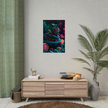 Surreal Fruit Fantasy Art - Vibrant Digital Design