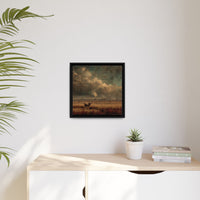 Cattle in Industrial Landscape | Vintage Style Art Print