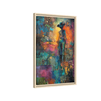 Abstract Cowgirl Art | Colorful Canvas Artwork