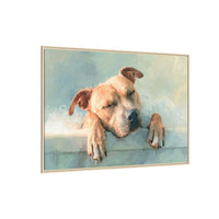 Calming Canine Portrait - Serene Dog Art Print