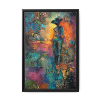Abstract Cowgirl Art | Colorful Canvas Artwork