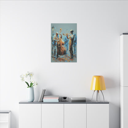 Colorful Jazz Musicians Art for Music Enthusiasts