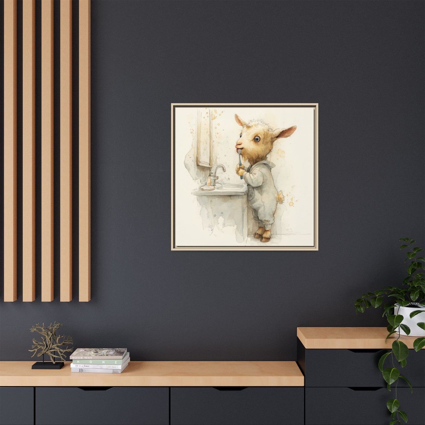 Whimsical Goat Art | Perfect for Children's Rooms