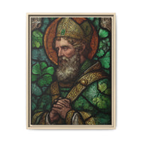 Saint Artwork | Irish Heritage Art | Traditional Green Tones