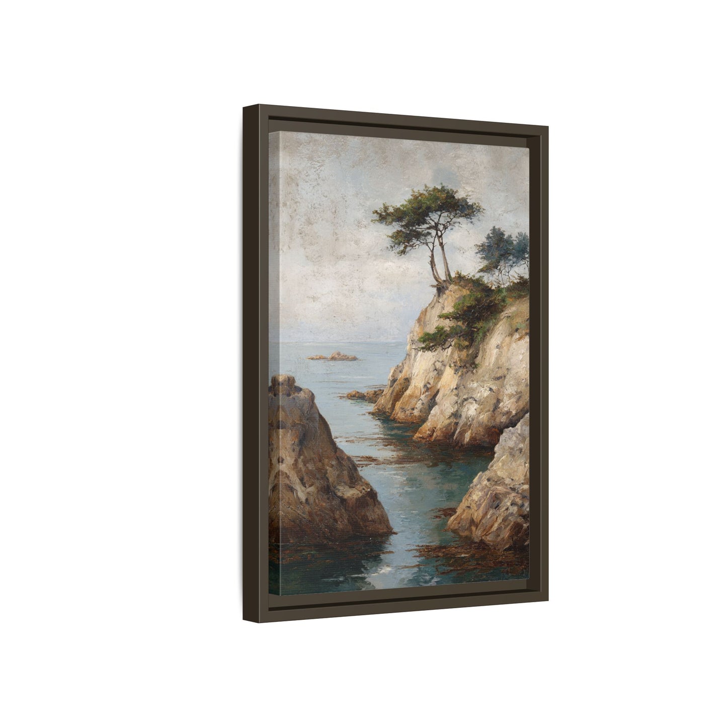 Serene Seaside Landscape Art - Tranquil Coastal Decor