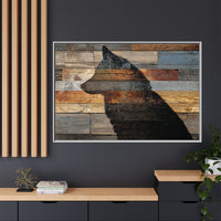 Rustic Wolf Silhouette Wall Art | Nature Inspired Decor