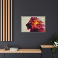 Majestic Lion Watercolor Art | Vibrant Animal Portrait