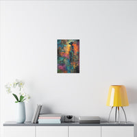 Abstract Cowgirl Art | Colorful Canvas Artwork