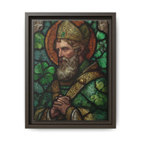 Saint Artwork | Irish Heritage Art | Traditional Green Tones