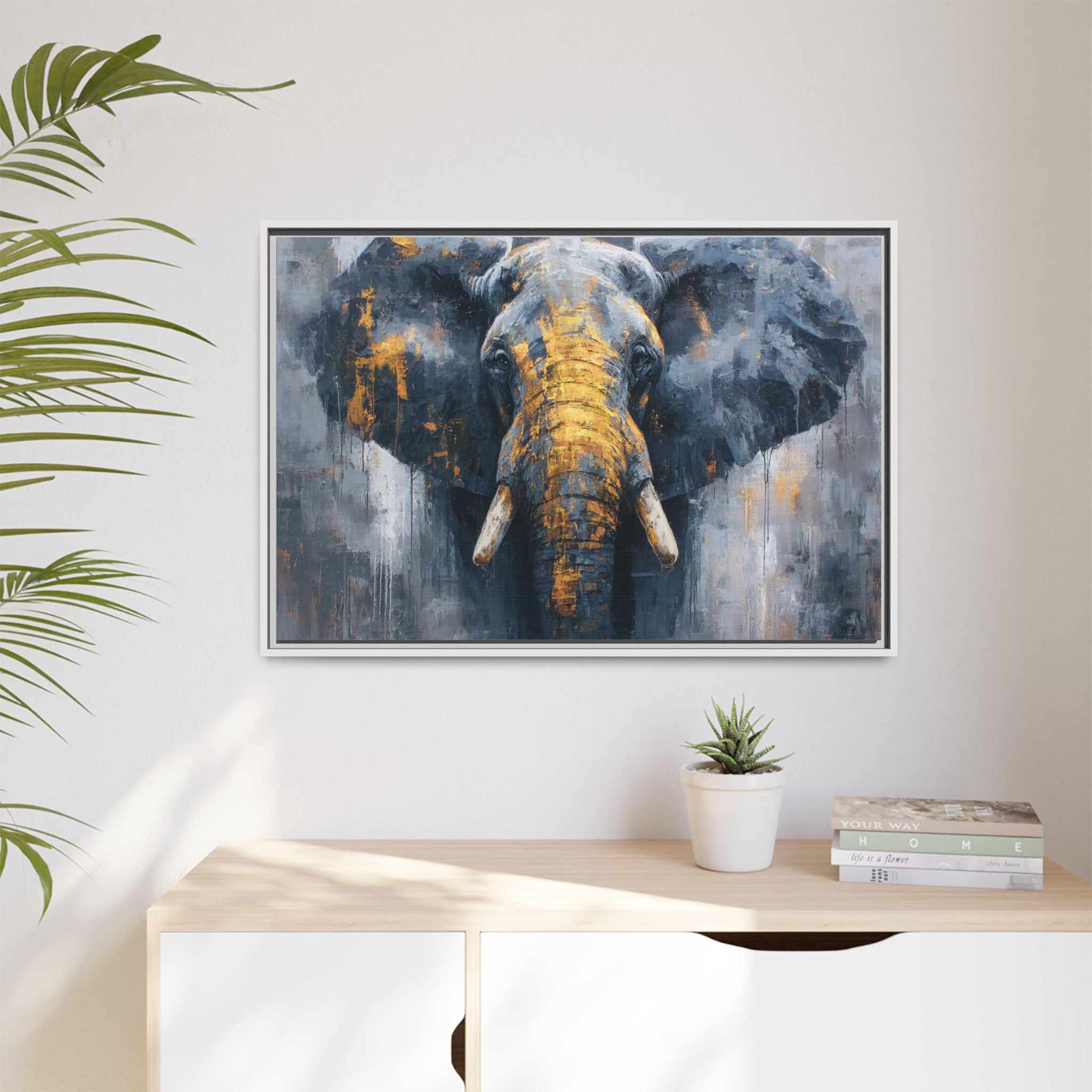 Majestic Elephant Wall Art - Abstract Animal Decor