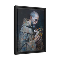 Saint Francis and Rabbit Artwork - Nature Inspired Wall Art