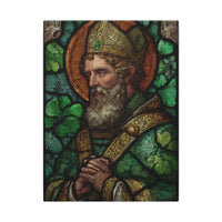 Saint Artwork | Irish Heritage Art | Traditional Green Tones