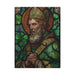 Saint Artwork | Irish Heritage Art | Traditional Green Tones