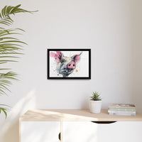 Whimsical Pig Art Print - Playful Farmhouse Decor