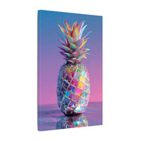 Colorful Pineapple Canvas Art | Abstract Tropical Design