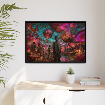 Whimsical Hot Air Balloon Fantasy Artwork | Surreal Landscape