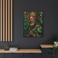 Saint Artwork | Irish Heritage Art | Traditional Green Tones