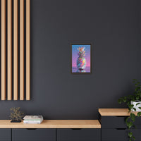Colorful Pineapple Canvas Art | Abstract Tropical Design