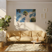 Tropical Palm Trees Artwork | Vibrant Coastal Landscape
