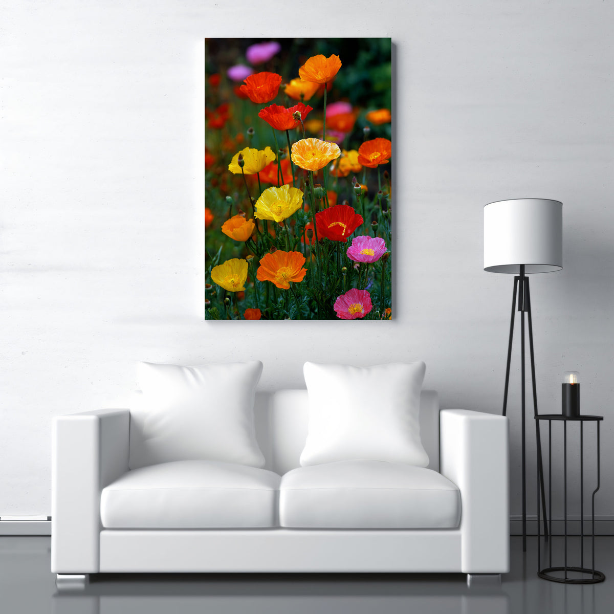Vibrant Poppy Garden Canvas Art — product image 5