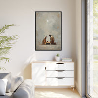Nativity Scene Art Print - Warm Family Vibes